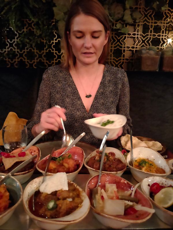 Indonesian rijsttafel