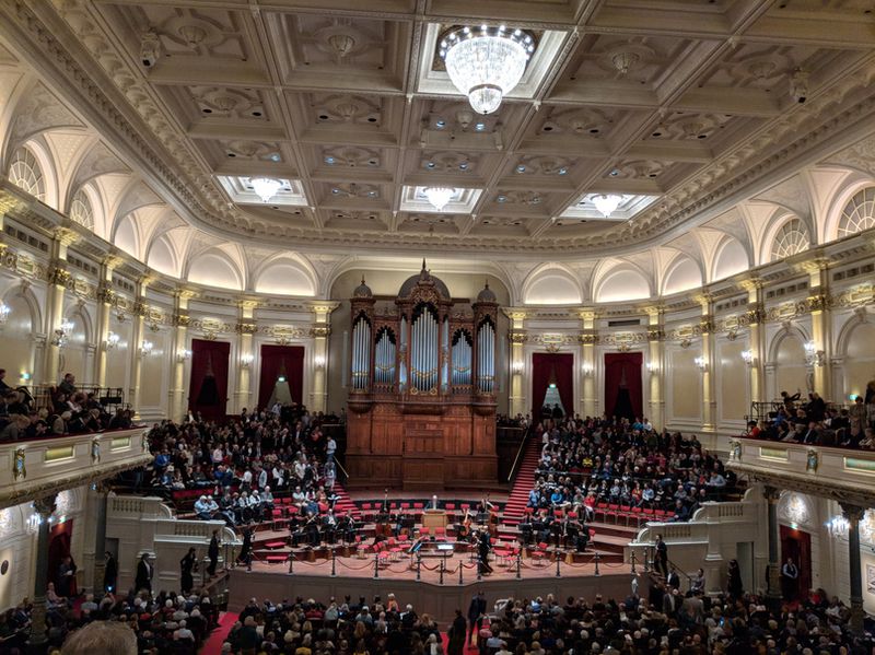 Inside the Concertgebouw