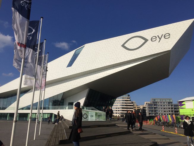 EYE Film Museum building in Amsterdam Noord